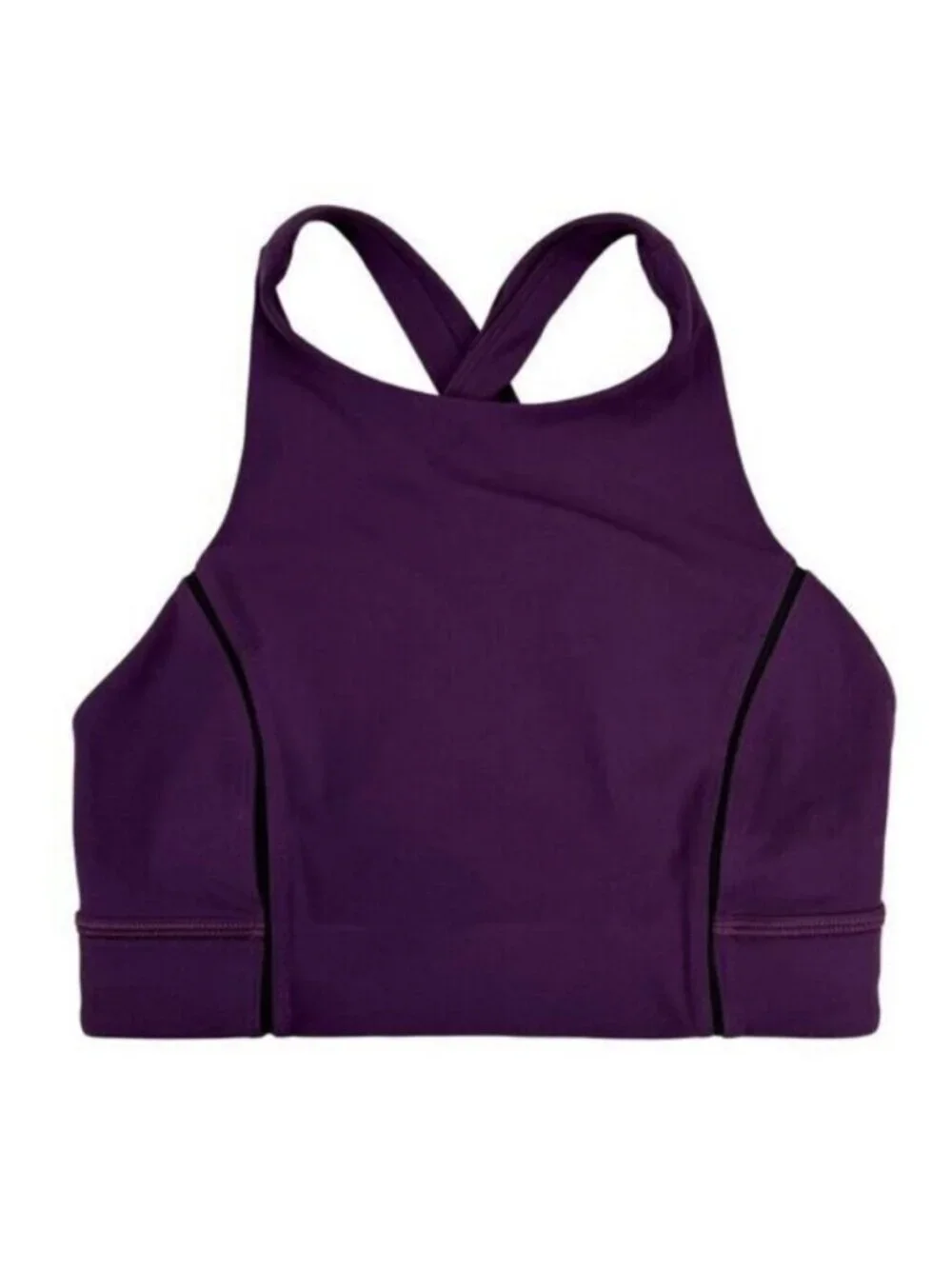 Lululemon Simply Bare Bra Nulu In Darkest Magenta Size 2